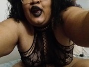 Preview 4 of Hot Goth Girl Invites You To Watch Her Cum