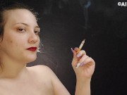 Preview 6 of Nude close up side view smoking
