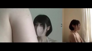 An inexperienced Japanese woman films herself riding her first sex toy.