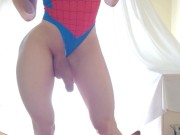 Preview 3 of Spider girl cosplay Gwen stacy