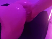 Preview 1 of I LOVE USING MY NEW PUSSY AND CREAMPIED! 🤤 - DOGGY - MOANING