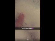 Preview 1 of I cum in the bathroom due sexting in snapchat