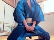 Preview 6 of [Gachiiki] Yukata Handsome Handjob It's Too Good To Feel Good