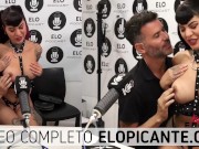 Preview 4 of ANGIE NINFA SE SIENTA ARRIBA DE ELO PODCAST EN EL CUARTO PICANTE