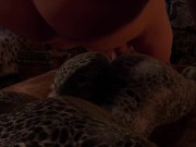 Preview 1 of Lusty Argonian Maid belly down anal | Skyrim 3D Porn Parody