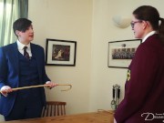 Preview 5 of The Sixth Formers Bargain - Nicky Montford swaps detention for a caning