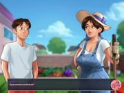 Preview 1 of Summertime saga #8 - Spying on my stepsister masturbate - Gameplay