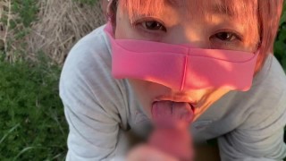 POV blowjob from an Japanese