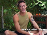 Preview 1 of Asian twink couple flip fuck in the forest, Tyler Wu & Cody Seiya