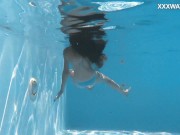 Preview 2 of Supper hot skinny Hungarian babe Lana swimming