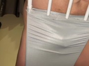 Preview 5 of Hip swing masturbation towards the fabric