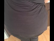 Preview 4 of Fat chubby mature shows her tasty butt. She is gorgeous.