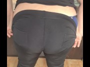 Preview 6 of Fat chubby mature shows her tasty butt. She is gorgeous.