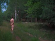 Preview 6 of getting naked and masturbating on a hike in the forest