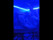 Preview 6 of MILF and STEPDAUGHTER lick PUSSY and get dicked down in sexy THREESOME