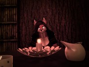 Preview 1 of [VRC ASMR ERP] Blind date with a foxy girl [ LEWD, Furry RP, POV, Ear Licks, Moans ]