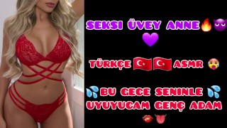 MİLF ÜVEY ANNESİ BACAKLARIMI OMZUNA ALIP SİK DİYOR - TÜRKÇE ASMR