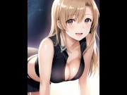 Preview 1 of Asuna Sensual Pmv #01 - Sexy undress