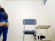 Preview 4 of challenge complete!! I masturbate in the clinic where I work and my boss almost arrived
