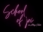 Preview 2 of School of JOI: Mary Celeste insegna a Giulia Leopardi a fare i JOI e lei ti spompina