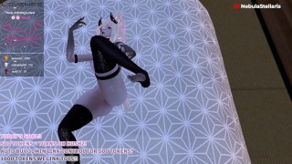 Vtuber In VrChat Loves getting used by tippers