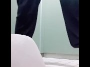 Preview 1 of 和式トイレでおしっこマンコ丸見え(*´ω`*)