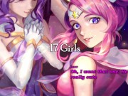 Preview 3 of [Hentai JOI Teaser] The League of Legends Gangbang II - Star Guardian