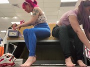 Preview 6 of public shoe try on with milajoyce69