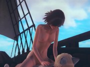 Preview 2 of Hentai Uncensored - Sexy girl fucking in a boat