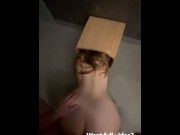 Preview 1 of Stranger fucked me bareback in the spa with my head in the box