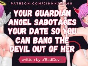 Preview 2 of Banging Your Guardian Angel and Devil | ASMR Erotic Audio Roleplay | Blowjob Deepthroat