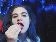 Preview 1 of ASMR EATING ❤️🧡💛