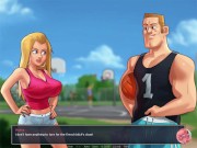 Preview 4 of Summertime saga #13 - Stepson and busty stepmom mansturbating - Gameplay