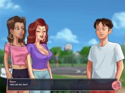 Preview 6 of Summertime saga #13 - Stepson and busty stepmom mansturbating - Gameplay