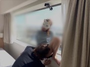 Preview 5 of A Married Woman Who Silently Stays With Her Husband And Has Sex With A Fully Exposed Glass