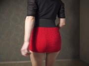 Preview 2 of Upskirt Dancing In Tight Short Dress
