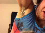 Preview 6 of Hairy Armpit Worship Gay JOI Compilation PREVIEW