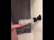 Preview 4 of Aggressively pumping out cum while using my fleshlight after edging for an hour.