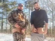 Preview 2 of Risky Outdoor Highway Cumshot Bate