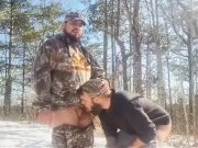 Preview 4 of Risky Outdoor Highway Cumshot Bate