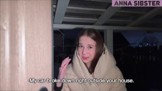 Fucked by a stranger after being offered money in the street - Cum in the mouth of MilanRodriguezx
