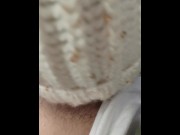 Preview 2 of POV PUBLIC Teen babe suckin my dick in home depot parking lot with NO TINTS