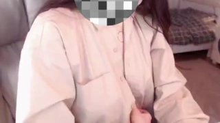 Cute half Asian girl practices teasing with dildo