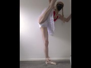 Preview 4 of sissy ballerina showing off flexibility