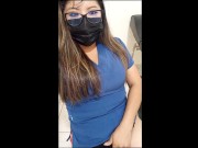 Preview 4 of challenge complete!! I masturbate in the clinic where I work and my boss almost found me