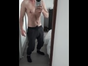 Preview 3 of Trans Guy Desperately Humps Vibrator in Pants [grunting, heavy breathing]