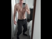 Preview 4 of Trans Guy Desperately Humps Vibrator in Pants [grunting, heavy breathing]