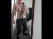 Preview 5 of Trans Guy Desperately Humps Vibrator in Pants [grunting, heavy breathing]