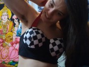 Preview 5 of This bathing suit Try on Haul reminds me of Harley Quinn - cellulite pawg tiny tits tries on swimsui