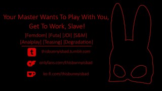 EroticAudio - ASMR Femdom Used Manwhore Slut, Spanking, Teasing